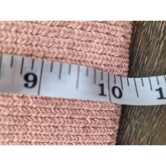 Artizia Wilfred Women's Knitted Pink Crop Top with back tie size m/l #11 - Picture 7 of 7